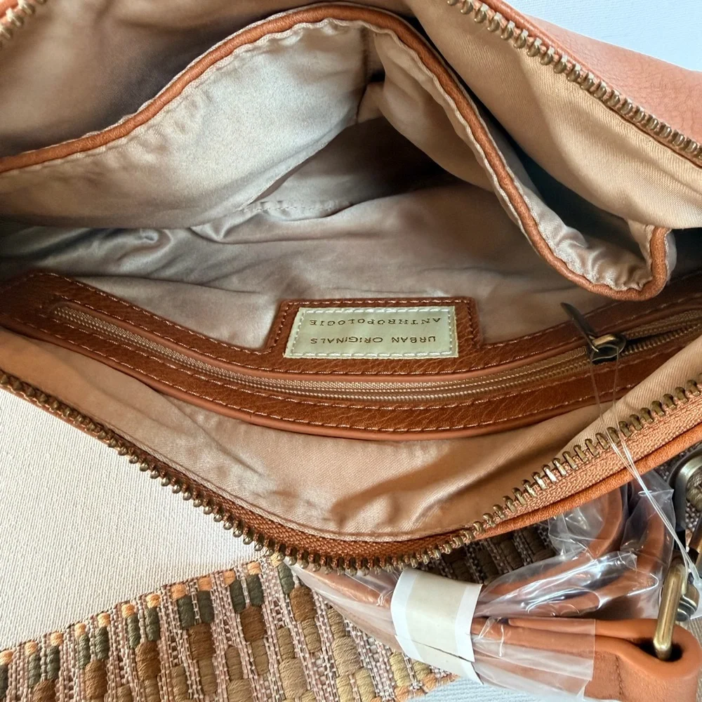 Anthropologie Tan Crossbody Bag - Picture 4 of 5